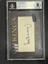 2018 Historic Autographs HA Kings 2 Hank Greenberg Auto 22/27 BAS Authentic HOF