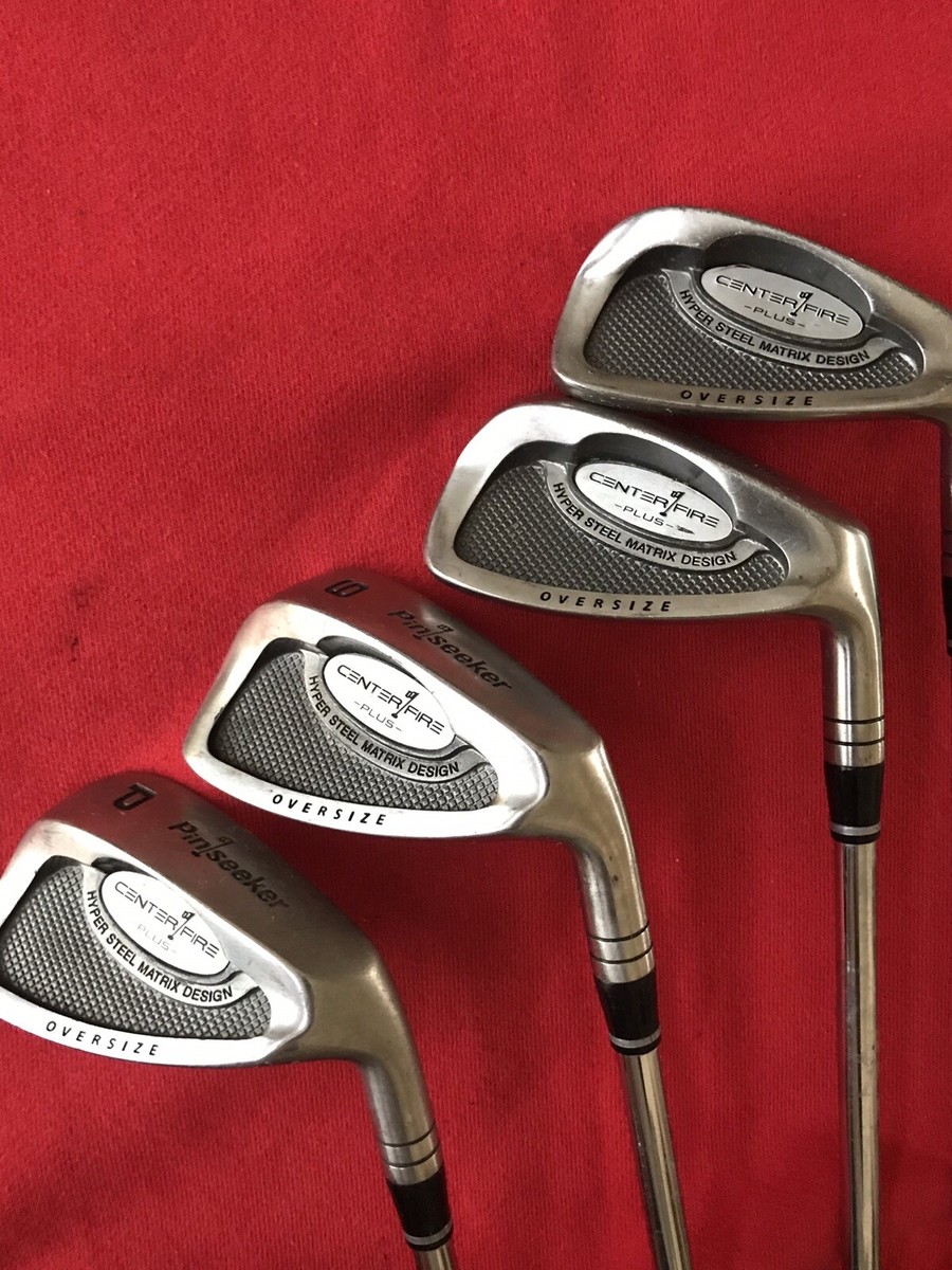 NICE PinSeeker Center Fire Plus Oversize 3- PW iron set, Platinum