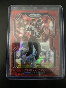 2020 Panini Prizm Tyler Johnson Rookie Card RC #321 Red Cracked Ice