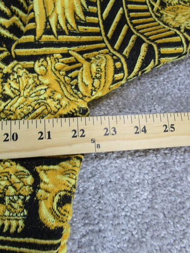 Zara Bomber Jacket Womens Medium Yellow Black Mystic Creatures Embriodered - Picture 6 of 8