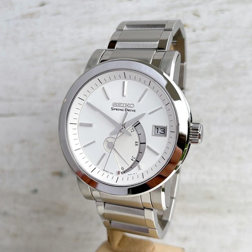 Seiko Spring Drive SNR001 Cal. 5R65 Power Reserve Automatik Stahl Herrenuhr - Bild 6 von 10