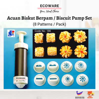 8 Mold Pineapple Jam Tart Nastar Semperit Plunger Presser Cookies Tool