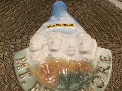 1969 Mt Rushmore Black Hills Jim Beam Whiskey Decanter Liquor Empty Decanter - Picture 2 of 5