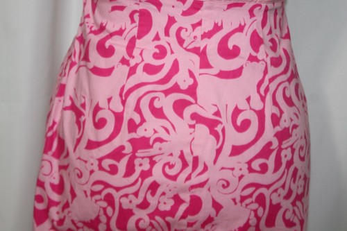 Vestido para mujer Lilly Pulitzer sin tirantes rosa cachemira elástico imitación envoltura talla 0 - Imagen 9 de 12