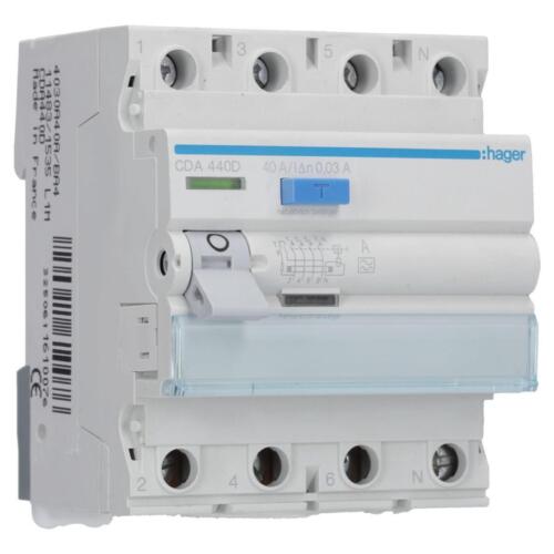 Hager FI LS Schalter Fehlerstromschalter Leitungsschutzschalter CDA CDS MBN MBS - Bild 11 von 60