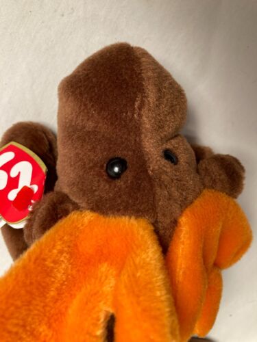 Ty Beanie Baby Schokolade der Elch 1993 nicht mehr produziert (9 Zoll) Plüschtier Stofftier - Bild 8 von 11