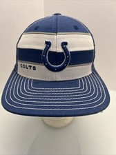 Indianapolis Colts Kids 4-7 Hat Cap Horseshoe Blue White Gray NFL Patch Reebok