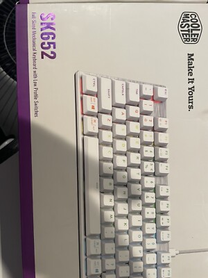 Cooler Master SK652 Mechanisch Gaming Toetsenbord Black Edition TTC Low