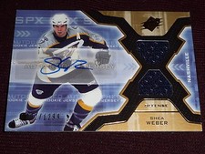 06-07 SPX SHEA WEBER Auto Jersey Rookie 2/1299 RC L@@K 