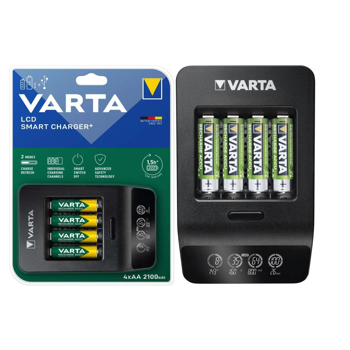 Thumbnail - Varta Lcd Smart Charger+ Akku-ladegerät Inkl. Akkus 57684101441