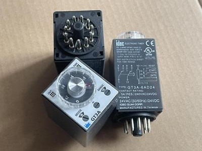 New GT3A-6AD24 Time Relay 5A 240VAC 50/60Hz x 1pc