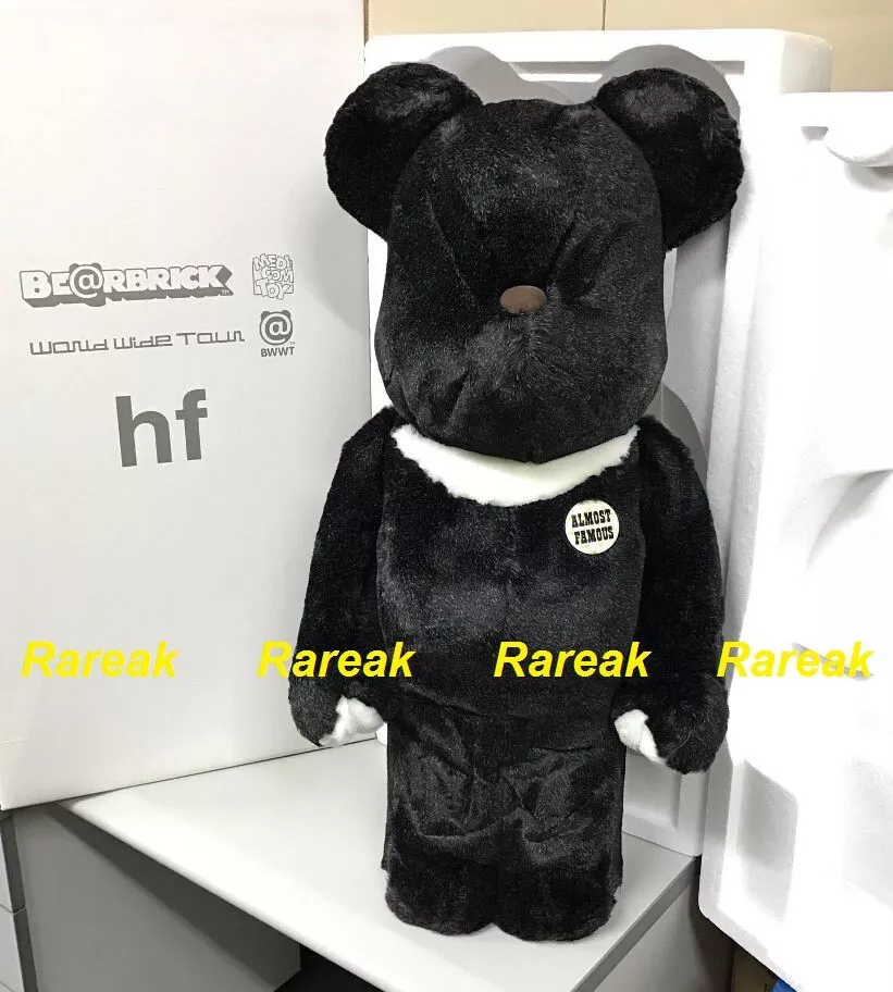 Medicom Bearbrick 2004 BWWT Fragment Design HF Black Frocked 1000% be@rbrick