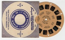 Grand Canyon Arizona Kaibab Trail 1940 Tan Front / Tan Back View-Master Reel 31
