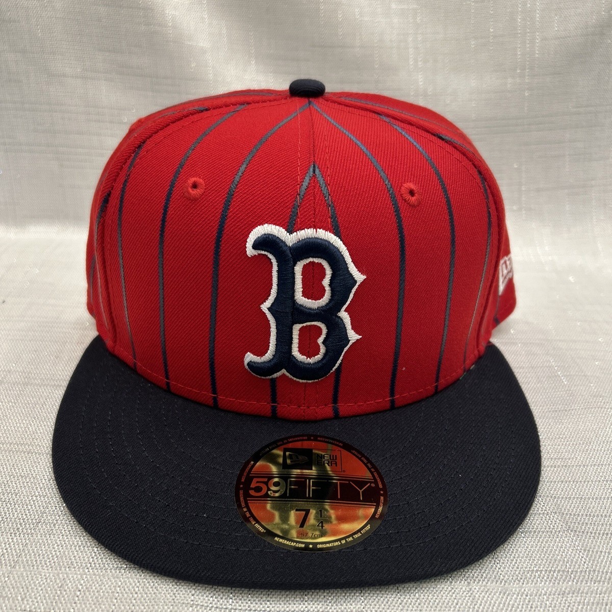 New Era x MLB Boston Red Sox Pinstripe 59fifty Fitted Hat