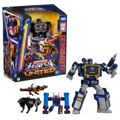 SOUNDWAVE + BUZZSAW + RAVAGE + RUMBLE Transformers Legacy United Leader 2024 New