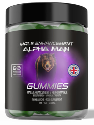 Alpha Man, 60 Gummis, unterstützt Leistung, maximale Portion, Steigerung der Ausdauer
