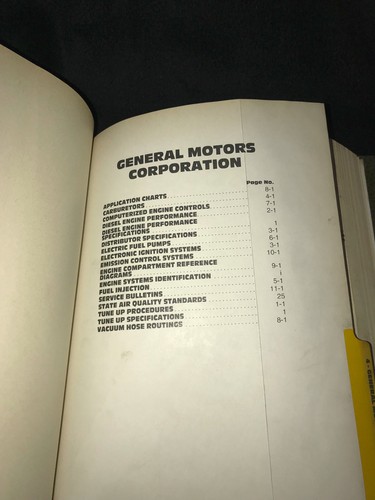 Motor Truck Engine Tune Up & Electronics Manual 1983 - 1987 - Picture 8 of 9