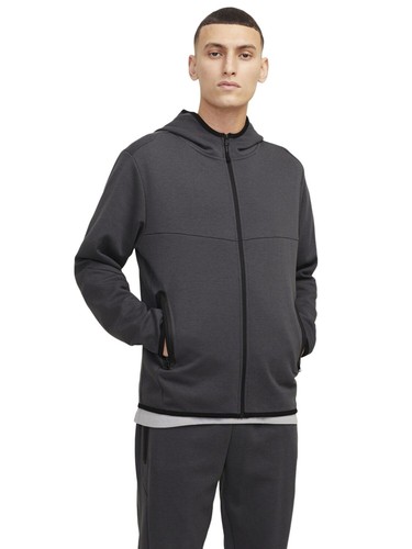 JACK&JONES Hombre Sudadera Jcofusion Sudadera Cremallera Capucha Regular Ajuste - Imagen 2 de 16