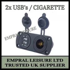 Campervan 12v 24v Usb Socket Charger 10A Cigarette Motorhome Caravan Boat T5