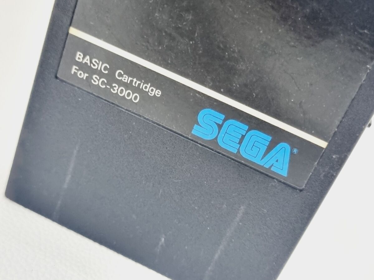 Vintage Sega BASIC Level III 3 B Cartridge for Sega SC-3000 Vintage Sega BASIC Level III 3 B Cartridge for Sega SC-3000