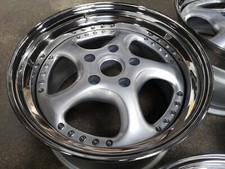 18 X 11 Et53 8.5 Et 47 New Rh P 3-piece Turbo Twist Wheels Porsche 996