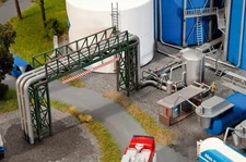 Faller 130487 HO scale 1:87 Kit of Pipeline and filling plant