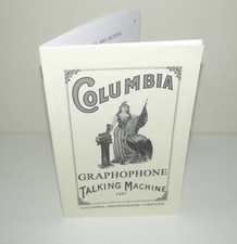 Columbia Graphophone 1897 Cylinder Product Brochure Reproduction 