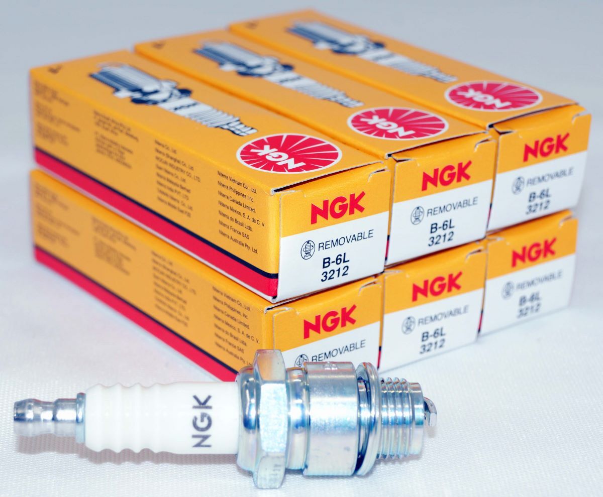 6 Pack Genuine Authentic NGK 3212 Nickel Spark Plugs B6L