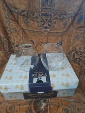 Set Of 6 Tumbler Glass Collection Cecilia 14oz  Crystalite Bohemia Czech...