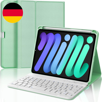 IVEOPPE Tastatur Für Ipad Mini 7 (A17 Pro) 2024 / Mini 6 2021, Hülle Mit Tastatu