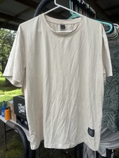 Romwe Men’s Size L Large Something Original By 1 Beige T Shirt