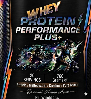 Protein Performance Plus+ 2lbs With CREATINE-CACAO and Malt. FAST Recovery/Power