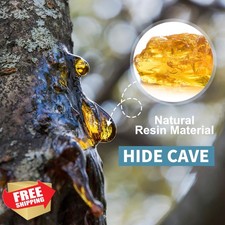 Hide Cave Aquarium Decor Reptile Amphibian Fish Hideout Resin