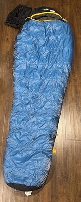 The North Face Cat's Meow 3D Mummy Sleeping Bag Polarguard  Blue  20°F Long LH