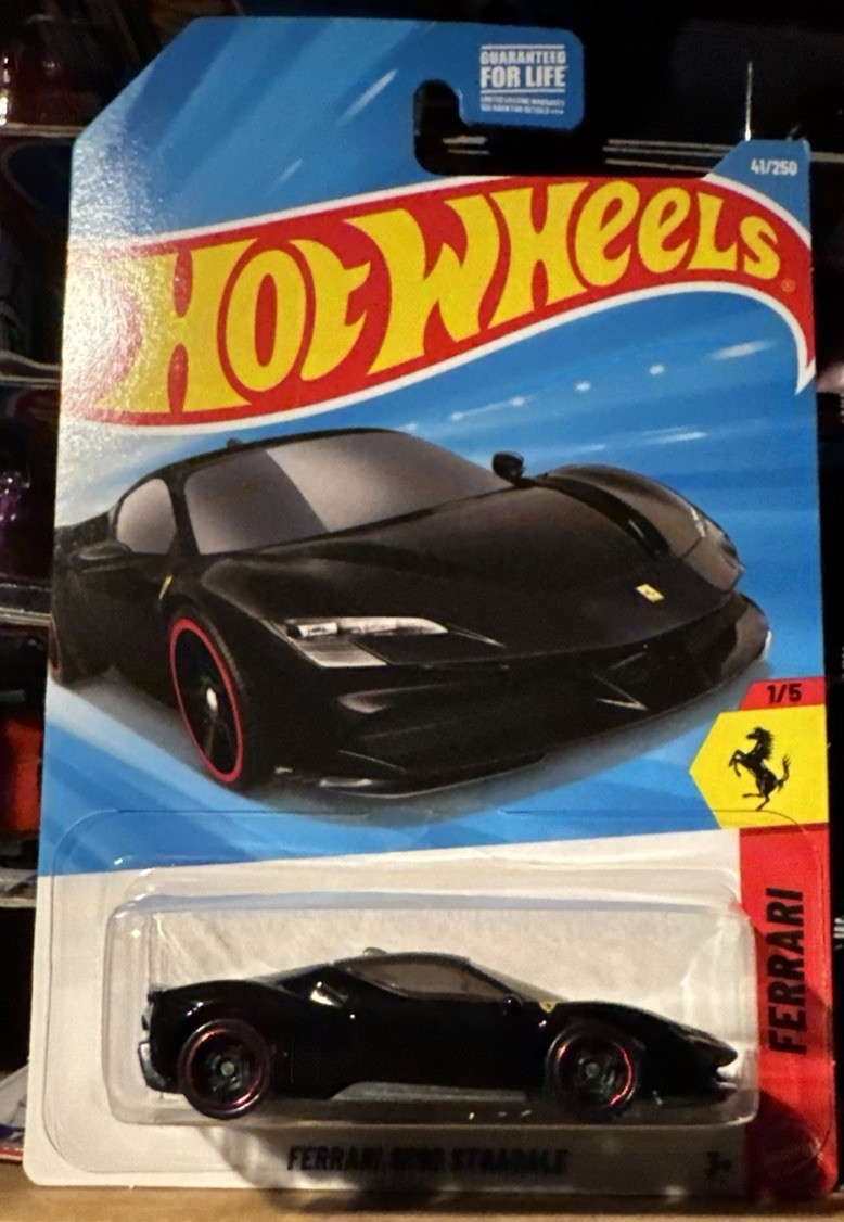 Hot Wheels Ferrari SF90 Stradale Black #41 2026 Case H W/protector