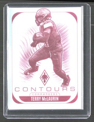 2025 Panini Phoenix #32 Terry McLaurin Contours