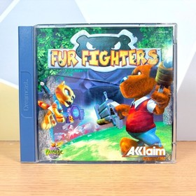 Videojuego de disparos en tercera persona Fur Fighters 2000 Sega Dreamcast en caja original con manual