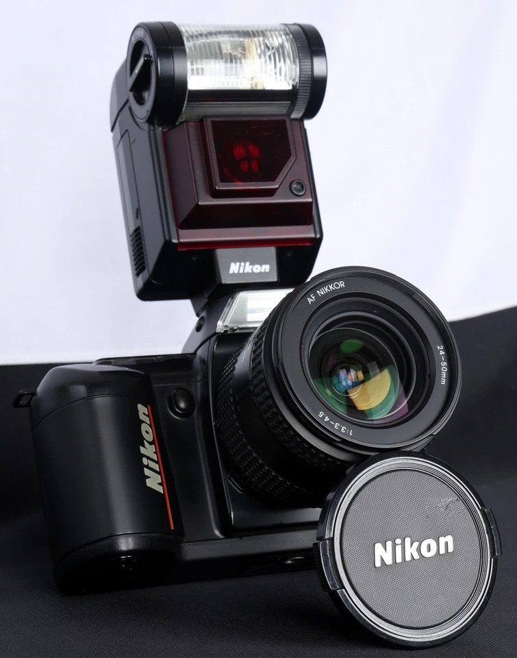 Nikon F-401QD 35mm Film SLR c/w AF NIKKOR 24-50mm f/3.3-4.5 Zoom Lens & SB20 Kit - Image 3 of 4