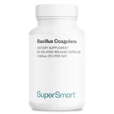 Supersmart Bacillus Coagulans Probiotic 4 Billion CFU per Day High Absorption...