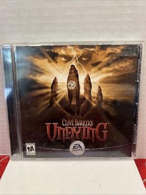Clive Barker's UNDYING (PC, CD-ROM) rare retro horror for Windows 95, 2001, VTG