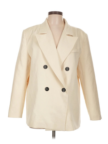 Nasty Gal Inc. Women Ivory Blazer 10