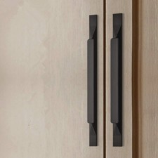 Kitchen Cabinet Pulls - Black Cabinet Handles - 5 Pack Long Cabinet Hardware ...