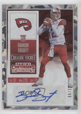 2016 Panini Contenders Draft Picks Cracked Ice 6/23 Brandon Doughty Auto 1f8