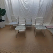 Hamilton Cosco Fashionfold Mid Century Folding Chairs Copper/Brown Tone Set of 4