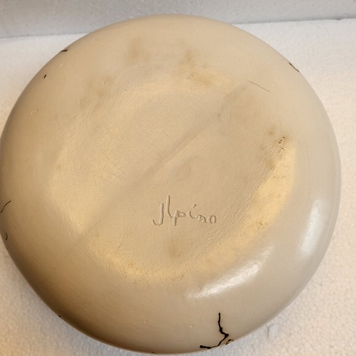 Horsehair Pottery Vase 6x4" Signed Southwestern Native American Made in USA - Picture 5 of 8