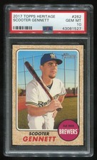2017 Topps Heritage Scooter Gennett #262 PSA 10 (43081527)