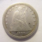 1878-P  Seated Liberty Quarter  90% Silver   We Combine Shipping !!