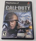Call of Duty: Finest Hour PS2 Black Label CIB Complete W/Manual Tested & Working