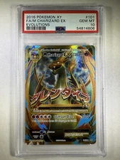 2016 Pokemon XY Evolutions  MEGA CHARIZARD EX Full Art #101 PSA 10