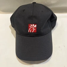 Chick-Fil-A Team Style oobe Hat Cap Strapback Gray Embroidered Logo Chickfila